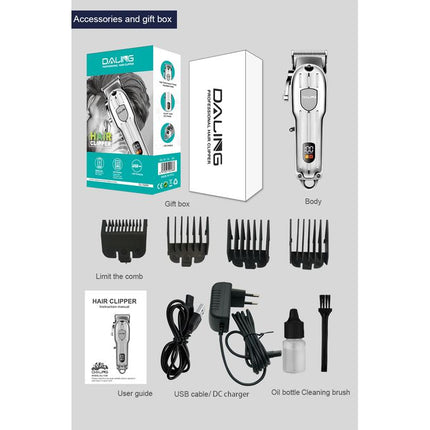 Daling Tondeuse à cheveux sans fil L-1538A