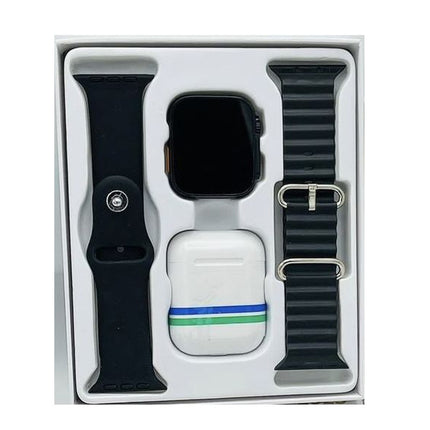 PACK MONTRE CONNECTÉE T55 ULTRA PRO MAX + 2 CEINTURES + EARBUDS